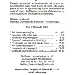 2. tbl. ágúst 2003